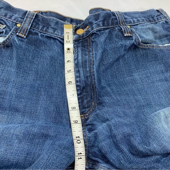 Carhartt Mens Jeans B310 DRT Relaxed Fit Boot Cut Denim Blue Size 42x32 - Picture 11 of 13